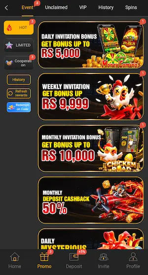 188PKR Game Reward and Daily Bonus