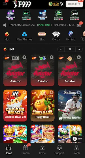 P999 Game Interface
